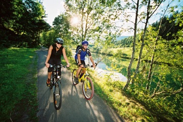 Radfahren in Bruck an der Mur Murradweg und Mürztalradweg